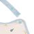 Grand bavoir avec poche happy fruits sky Bleu 4 - vertbaudet enfant 