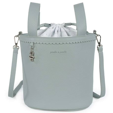 Sac à langer sac poussette bucket icon Camel+Écru+Gris+Vert 19 - vertbaudet enfant 