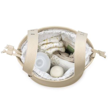 Sac à langer sac poussette bucket icon Camel+Écru+Gris+Vert 11 - vertbaudet enfant 