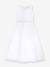 Robe de communion DFORTUNA longueur 7/8 fille DANAMADE blanc 1 - vertbaudet enfant 