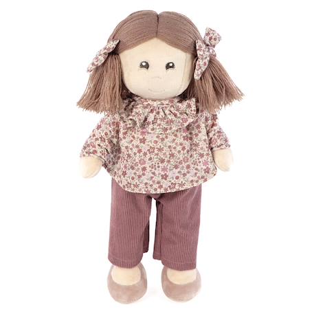 Poupée bibi peluche pour enfant cherry flowers Cherry flowers, rose 1 - vertbaudet enfant 
