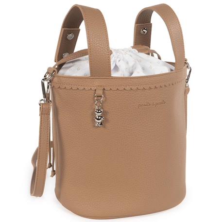 Sac à langer sac poussette bucket icon Camel+Écru+Gris+Vert 4 - vertbaudet enfant 