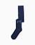 Collants unis avec nœud Bleu foncé 1 - vertbaudet enfant 