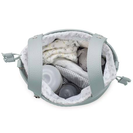 Sac à langer sac poussette bucket icon Camel+Écru+Gris+Vert 21 - vertbaudet enfant 