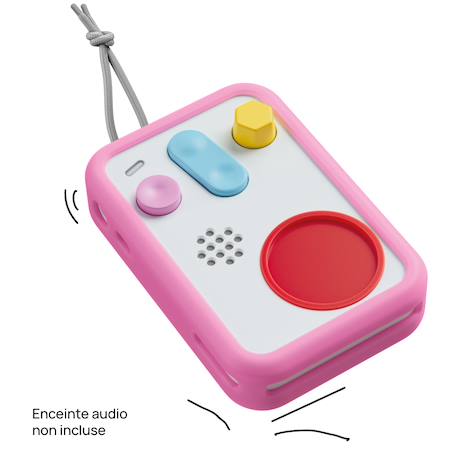Coque de protection patapum pour conteuse FABA+ Bleu+Jaune+Rose+Rouge 10 - vertbaudet enfant 