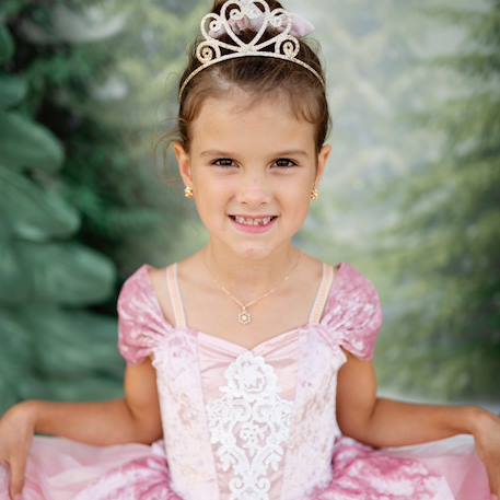 Ensemble collier et bague en strass flocon Blanc 4 - vertbaudet enfant 
