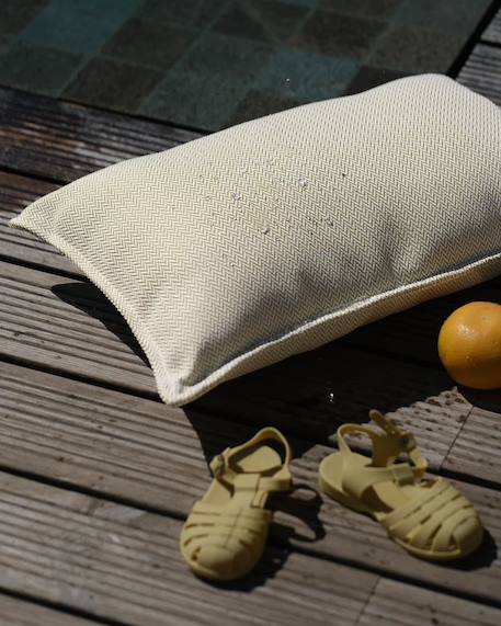 Coussin extérieur rectangle outdoor bolster cushion Azure+Herba+Terra 17 - vertbaudet enfant 