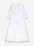 Robe de communion DELOISE longueur 7/8 fille DANAMADE blanc 1 - vertbaudet enfant 