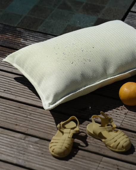Coussin extérieur rectangle outdoor bolster cushion Azure+Herba+Terra 11 - vertbaudet enfant 