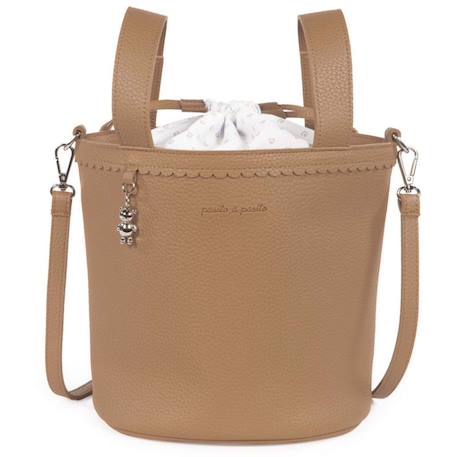 Sac à langer sac poussette bucket icon Camel+Écru+Gris+Vert 1 - vertbaudet enfant 
