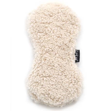 Bouillotte sèche déhoussable aux graines de lin - teddy sand Beige 1 - vertbaudet enfant 