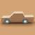 Voiture en bois naturel Beige 2 - vertbaudet enfant 