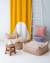 Pouf enfant ottoman carré - coussin de sol déhoussable en velours côtelé Blueberry blue+Brown sugar+Marshmallow+Peppermint green+Pink mousse+Toffee 6 - vertbaudet enfant 