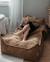 Pouf enfant ottoman carré - coussin de sol déhoussable en velours côtelé Blueberry blue+Brown sugar+Marshmallow+Peppermint green+Pink mousse+Toffee 30 - vertbaudet enfant 