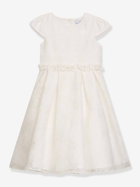 Fille-Robe de cérémonie DMILLA avec ceinture fleurie fille DANAMADE