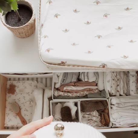 Panier à langer osier rectangle Naturel 3 - vertbaudet enfant 