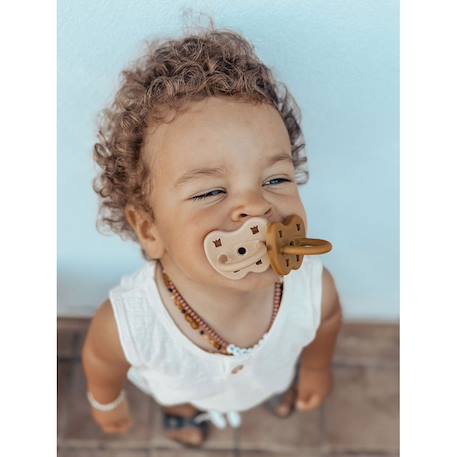 Lot de 2 tétines physiologiques Beige 2 - vertbaudet enfant 