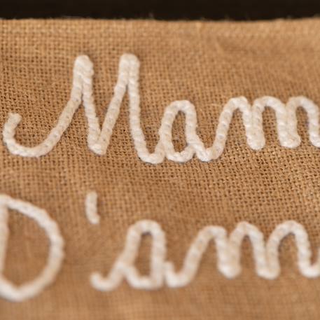 Pochette jute 'mamie d'amour' Naturel 2 - vertbaudet enfant 