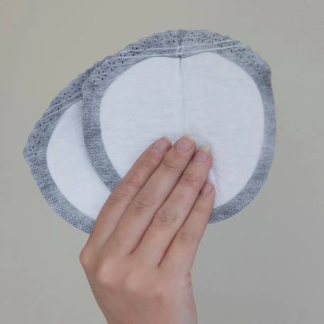 Coussinet d'allaitement 40 pièces blanc & noir Blanc / noir 6 - vertbaudet enfant 