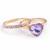 Set de 2 bagues precious purple Violet 1 - vertbaudet enfant 