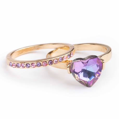 Fille-Accessoires-Set de 2 bagues precious purple