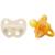 Lot de 2 tétine ronde Beige et jaune+Jaune+Marron 1 - vertbaudet enfant 