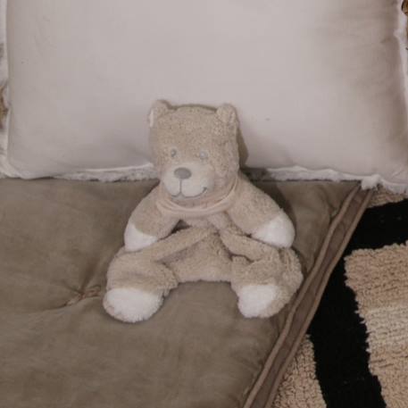 Doudou ours beige Beige 2 - vertbaudet enfant 