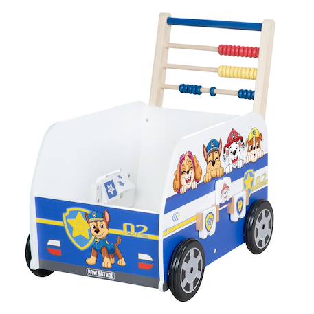 Chariot de marche Pat' Patrouille en forme de bus Bleu / paw patrol 1 - vertbaudet enfant 