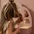 Coiffeuse en bois rose avec miroir à trois volets Rose 5 - vertbaudet enfant 