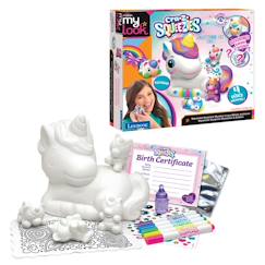 Jouet-Activités artistiques et musicales-Coffret Squeezie surprise maman et ses bébés animaux Licorne