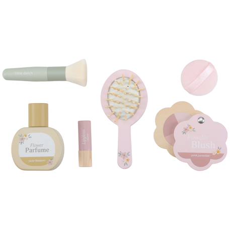 Coiffeuse en bois rose avec miroir à trois volets Rose 4 - vertbaudet enfant 