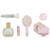 Coiffeuse en bois rose avec miroir à trois volets Rose 4 - vertbaudet enfant 