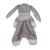 Doudou lapin gris Gris 1 - vertbaudet enfant 