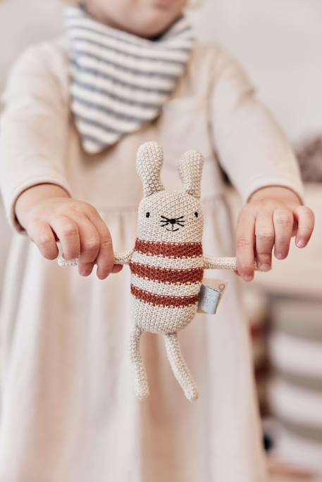 Peluche en coton Blanc 1 - vertbaudet enfant 