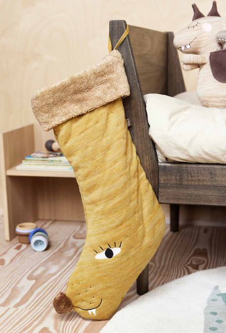 Chaussette noël en coton Marron 3 - vertbaudet enfant 