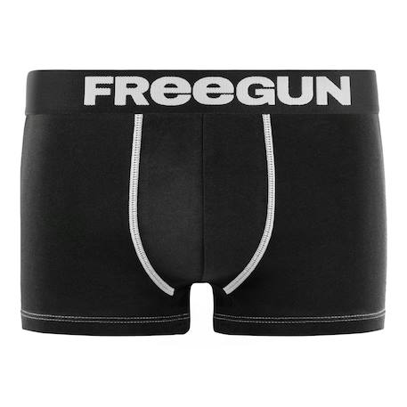 Lot de 5 boxers  uni Noir/blanc 4 - vertbaudet enfant 
