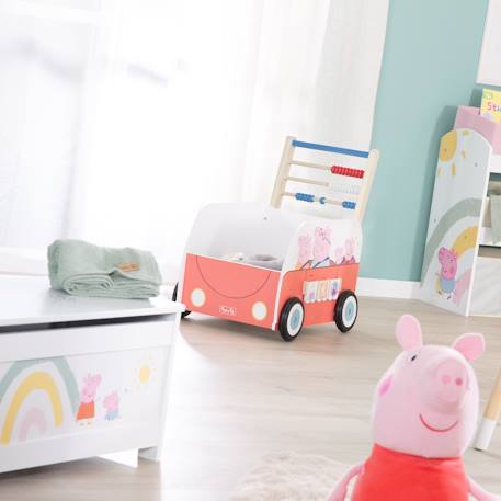 Chariot de marche Peppa Pig en forme de bus Corail / peppa pig 4 - vertbaudet enfant 