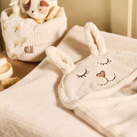 Panier de rangement en tissu Ecru 5 - vertbaudet enfant 