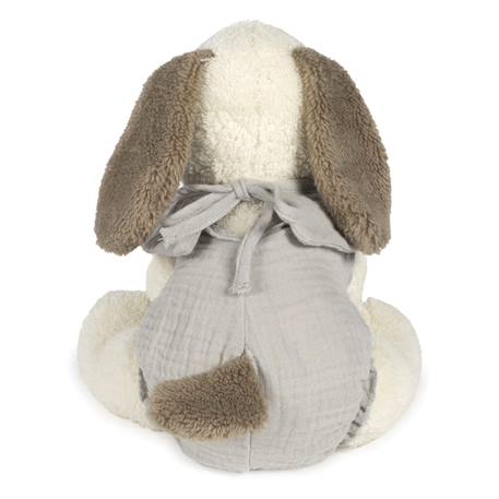 Peluche chien velours et coton sintra Beige+Vert de gris 8 - vertbaudet enfant 