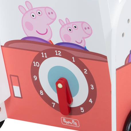 Chariot de marche Peppa Pig en forme de bus Corail / peppa pig 3 - vertbaudet enfant 