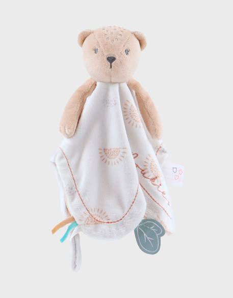 Doudou kendi en veloudoux Ecru 1 - vertbaudet enfant 