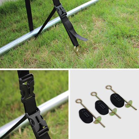 Pack accessoires pour trampoline ?260cm pack accessoires Noir 5 - vertbaudet enfant 