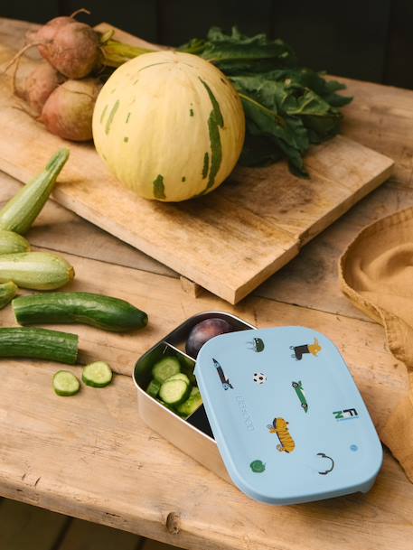 Lunch box Arthur - beige+beige imprimé+bleu+écru+jaune+rose 6 - vertbaudet enfant 