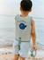 Gilet de flottaison Dove rayé rayé rose+rayé vert 12 - vertbaudet enfant 