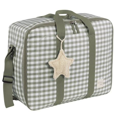 Valise de maternité caetana sand Beige+Vert 8 - vertbaudet enfant 