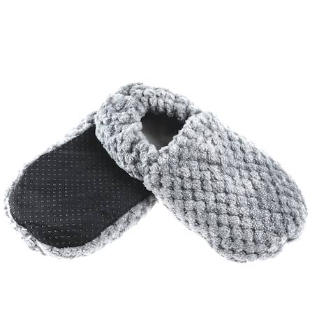 Chaussons chauffants - du 36 au 42 Beige+Bordeaux+Caramel+Céleste+Corail+Gris+Gris pailleté+Lavande+Noir+Prune+Rose+Vert pastel 26 - vertbaudet enfant 