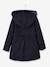 Manteau à capuche fille drap de laine Marine grisé 4 - vertbaudet enfant 