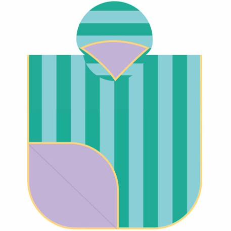 Poncho de plage lagon (60 x 60 cm)  - vertbaudet enfant