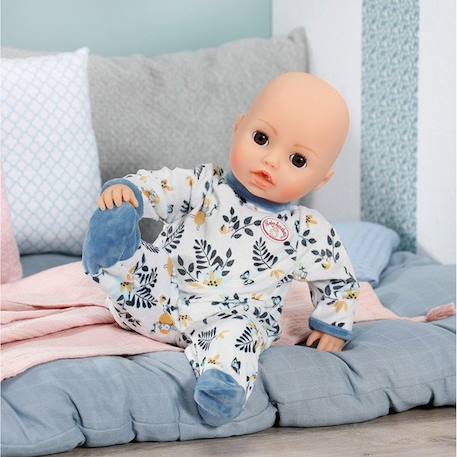 Combinaison baby annabell feuilles bleues 43 cm Bleu 4 - vertbaudet enfant 
