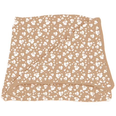 Couverture mi-saison indian summer (75 x 110 cm) Beige foncé, blanc 1 - vertbaudet enfant 